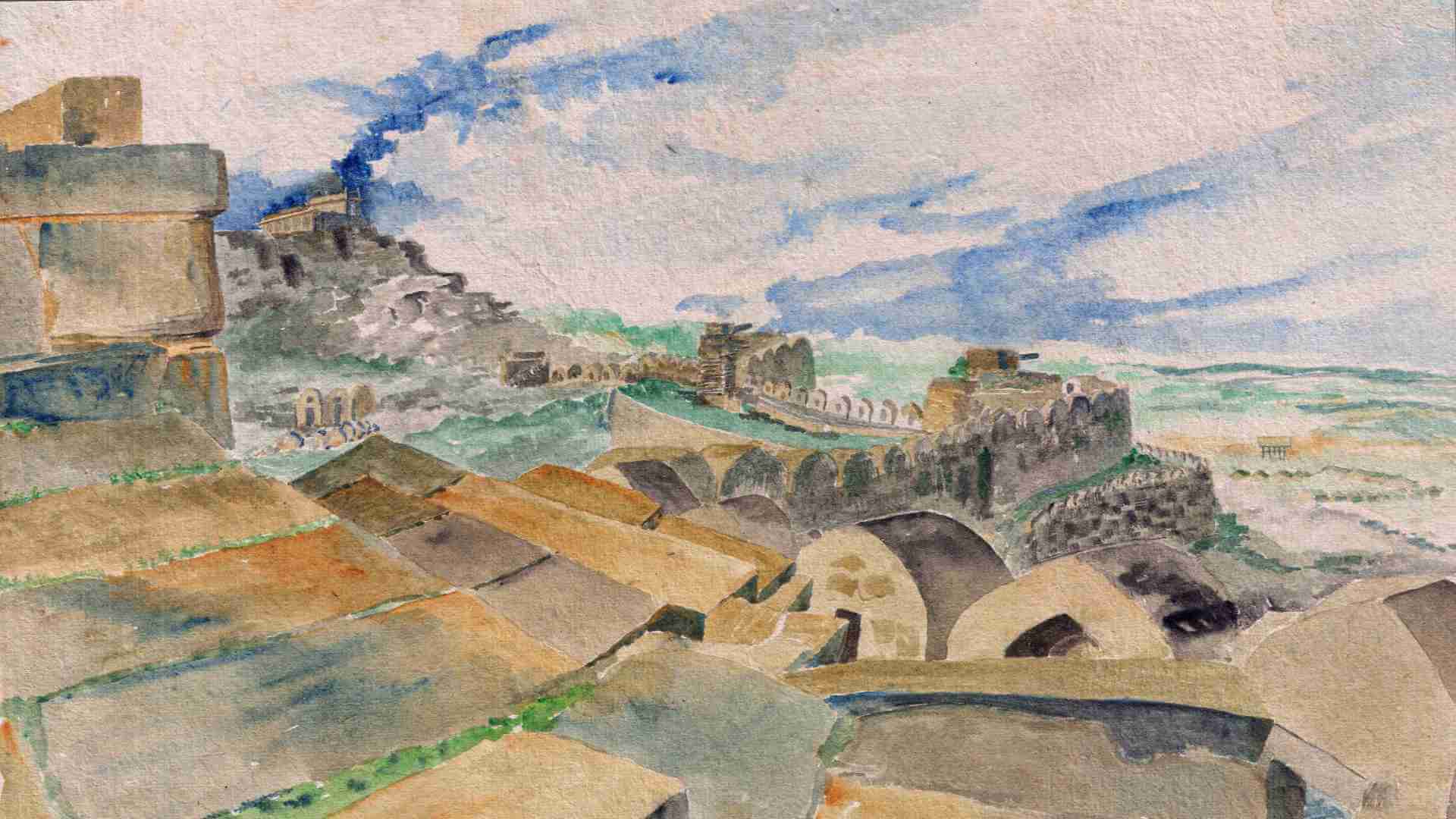 Balahissar from the Ramparts: Golconda Fort