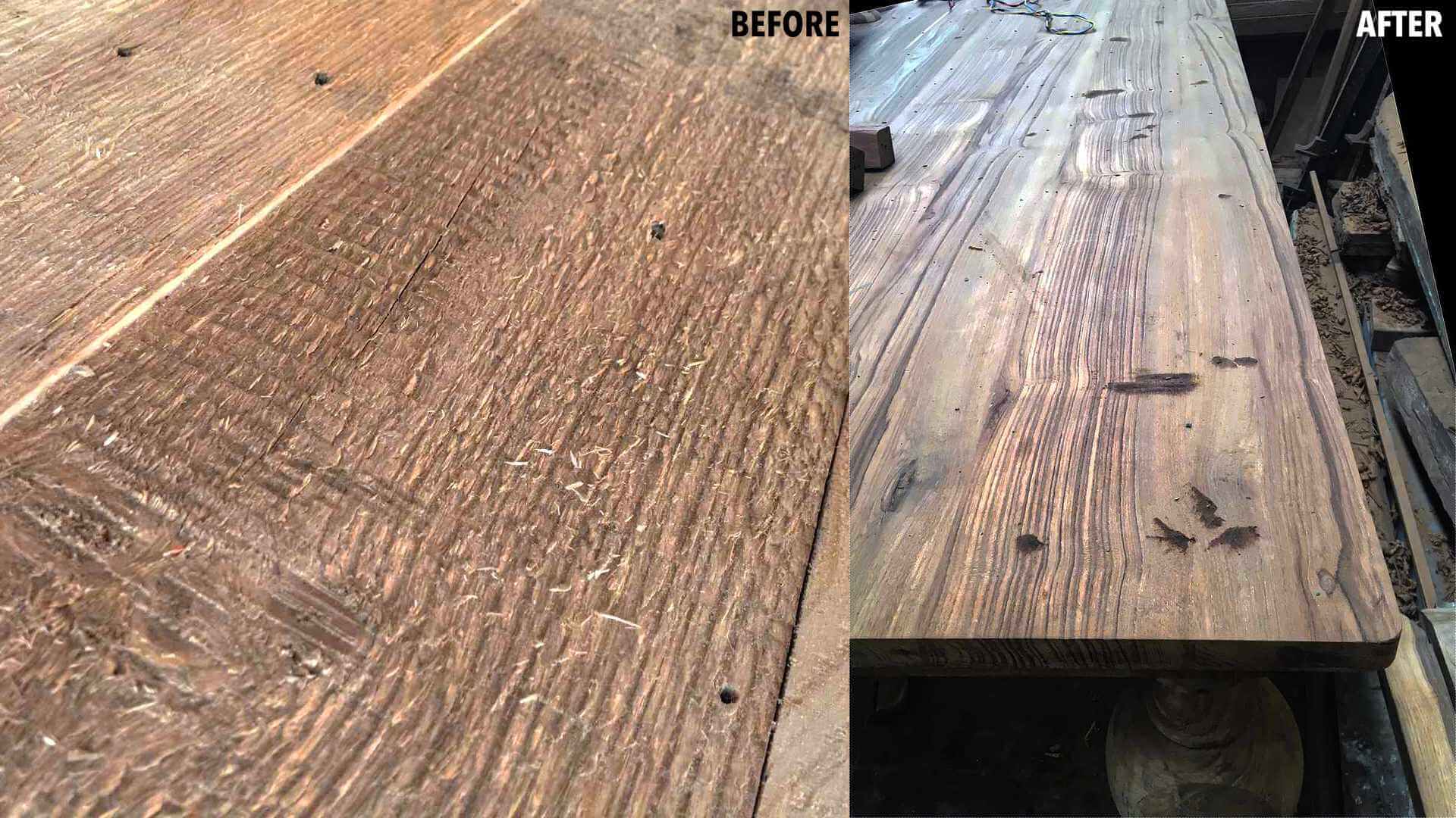 Recycled-wood Dining Table: The Turkman