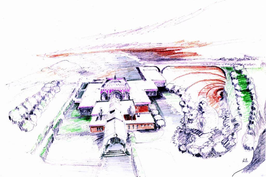 Sketch of Proposed Reception Block